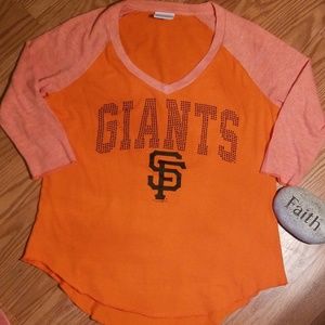 Sf Giants Rhinestone tshirt‎ med